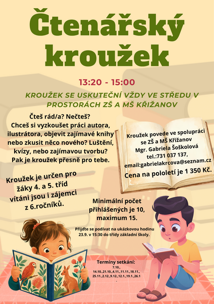 čten&aacute;řsk&yacute; kroužek přihl&aacute;&scaron;ka 6