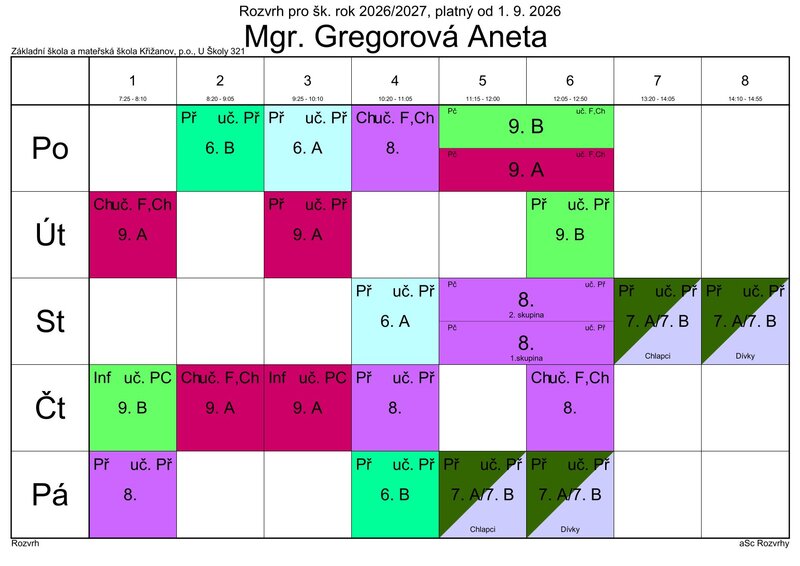 Gregorov&aacute; 9.A