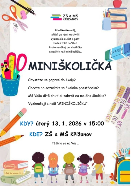 Miniškolička 2026 plakát copy